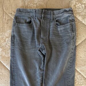 J. Crew Men's Charcoal Straight Jeans